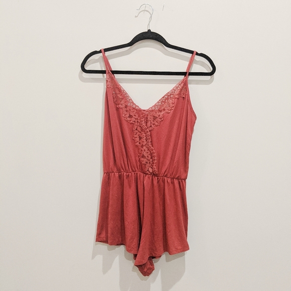 Victoria's Secret Other - Victoria's Secret intimates romper salmon peach